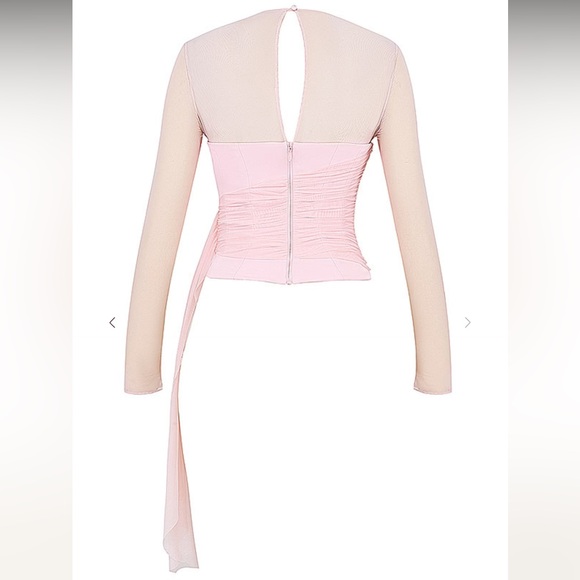 House of CB Mistress Rocks Peony Long Sleeve Corset - Picture 11 of 16